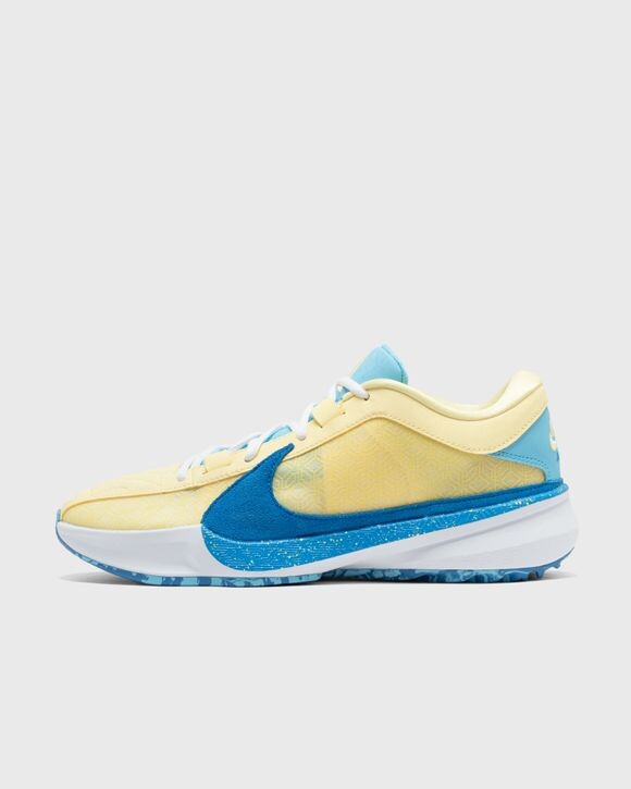 

Кроссовки Nike Zoom Freak 5, цвет soft yellow/lt photo blue-white