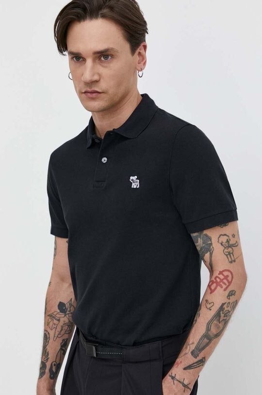 

Поло Abercrombie & Fitch, черный
