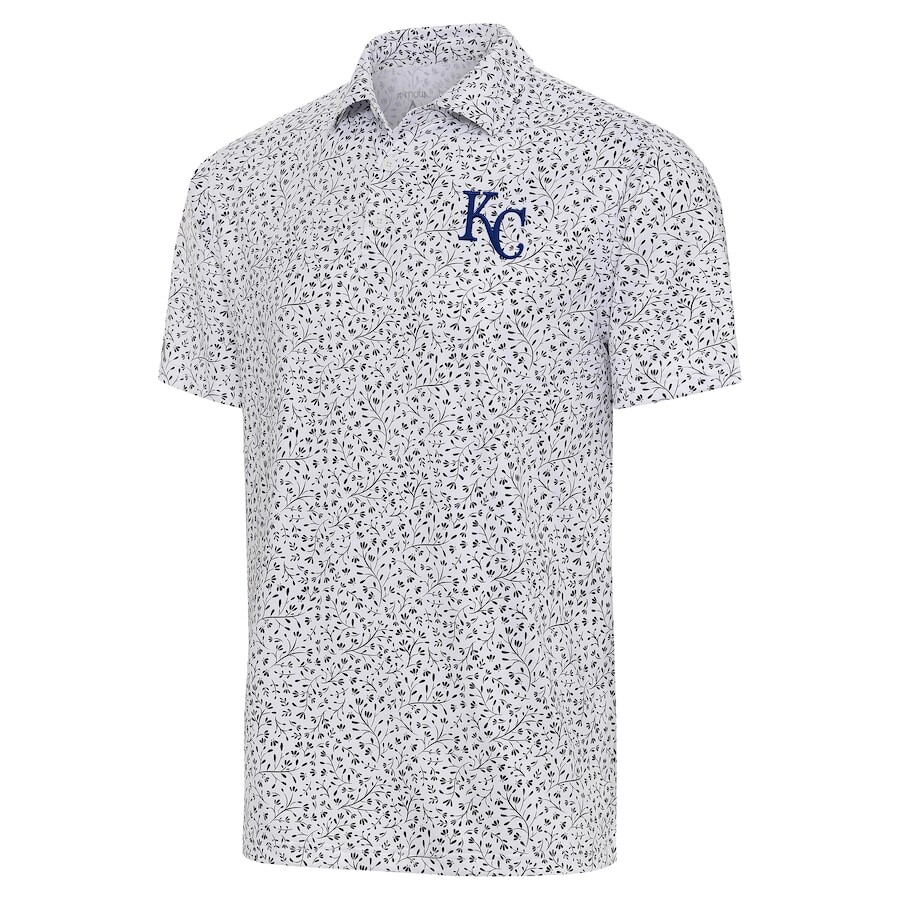 

Поло с коротким рукавом Antigua Kansas City Royals, белый