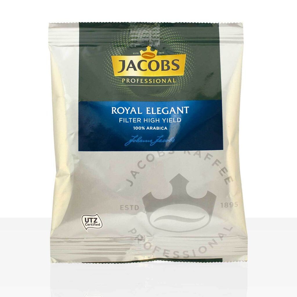 

Кофе Jacobs Royal Elegant HY с фильтром - 80 x 60 г молотого кофе, 100% арабика