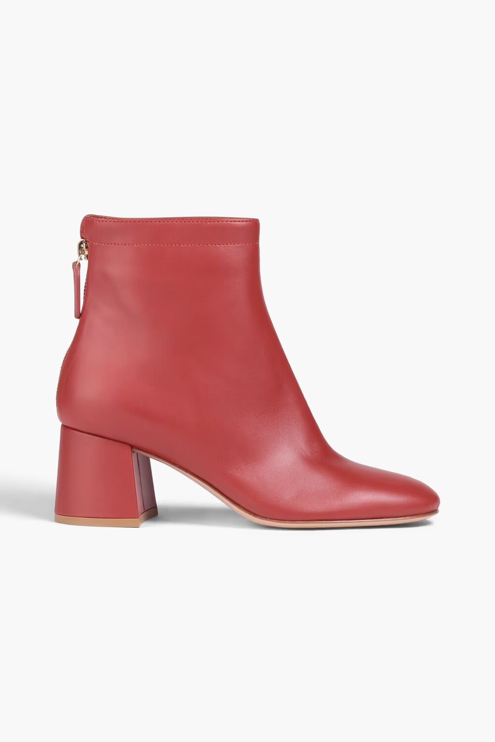 

Кожаные ботильоны Hyder Gianvito Rossi, кирпич