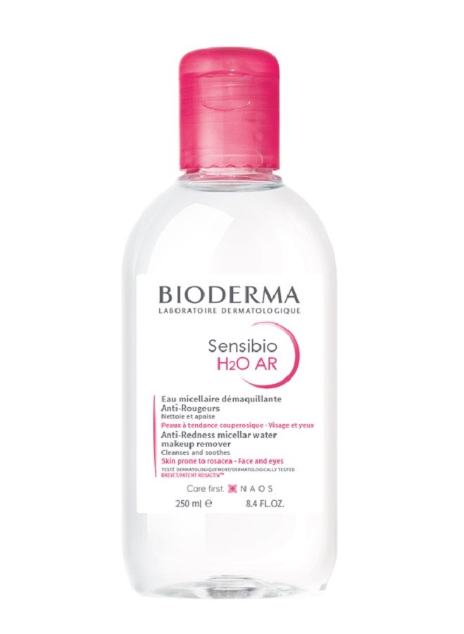 Bioderma Sensibio AR H2O мицеллярная вода, 250 ml мицеллярная вода bioderma мицеллярная вода для очищения чувствительной кожи лица с покраснениями sensibio h2o ar
