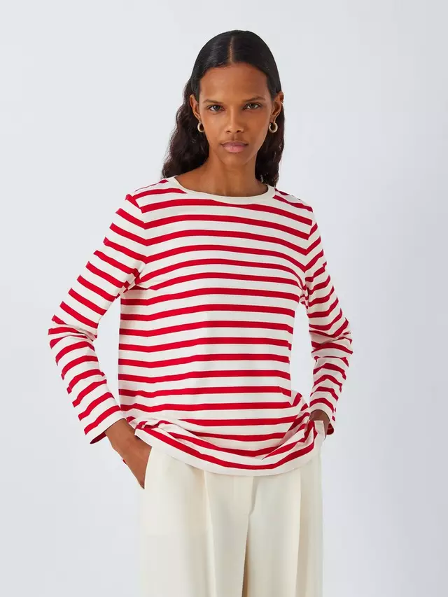 

Топ Weekend MaxMara Leida Stripe, цвет red/multi