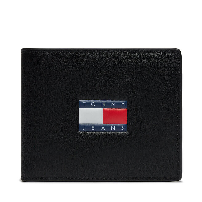 

Кошелек Tommy Jeans TjmHeritage Leather, черный