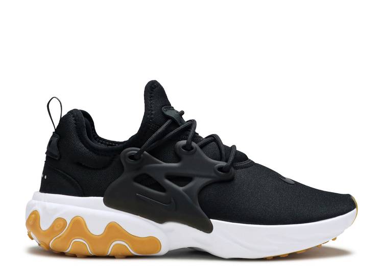 

Кроссовки Nike REACT PRESTO 'BLACK GUM', черный