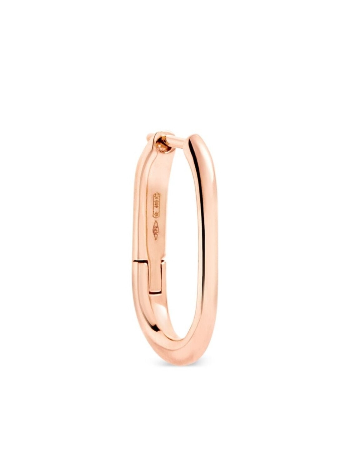 

Серьга-кольцо Essentials из розового золота Dodo, розовый