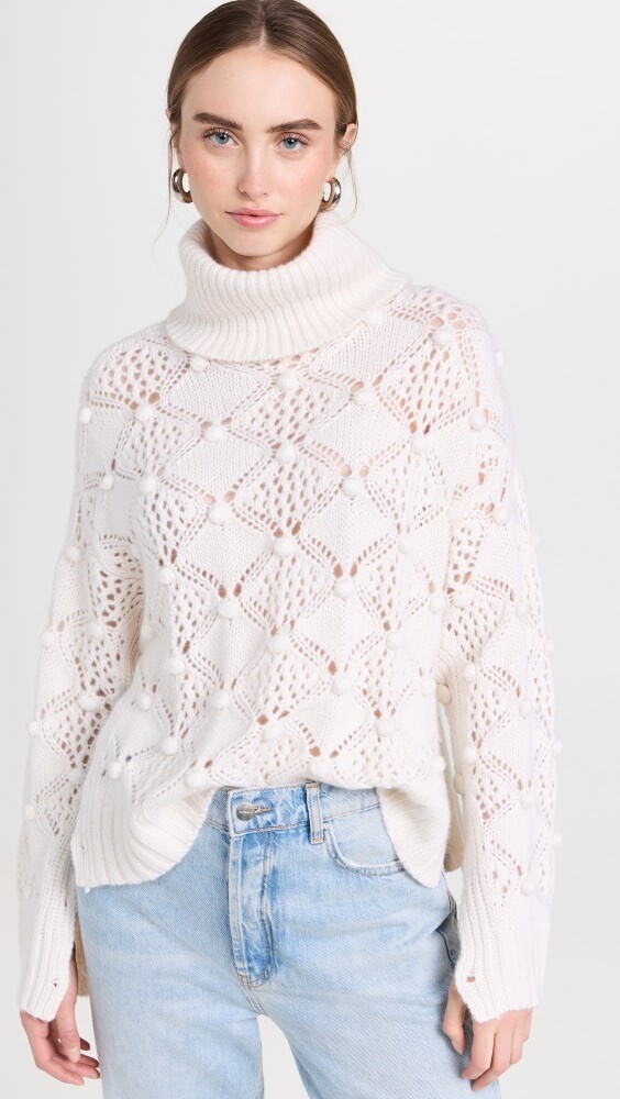 

Свитер Autumn Cashmere Side Button Popcorn Cowlneck Cashmere