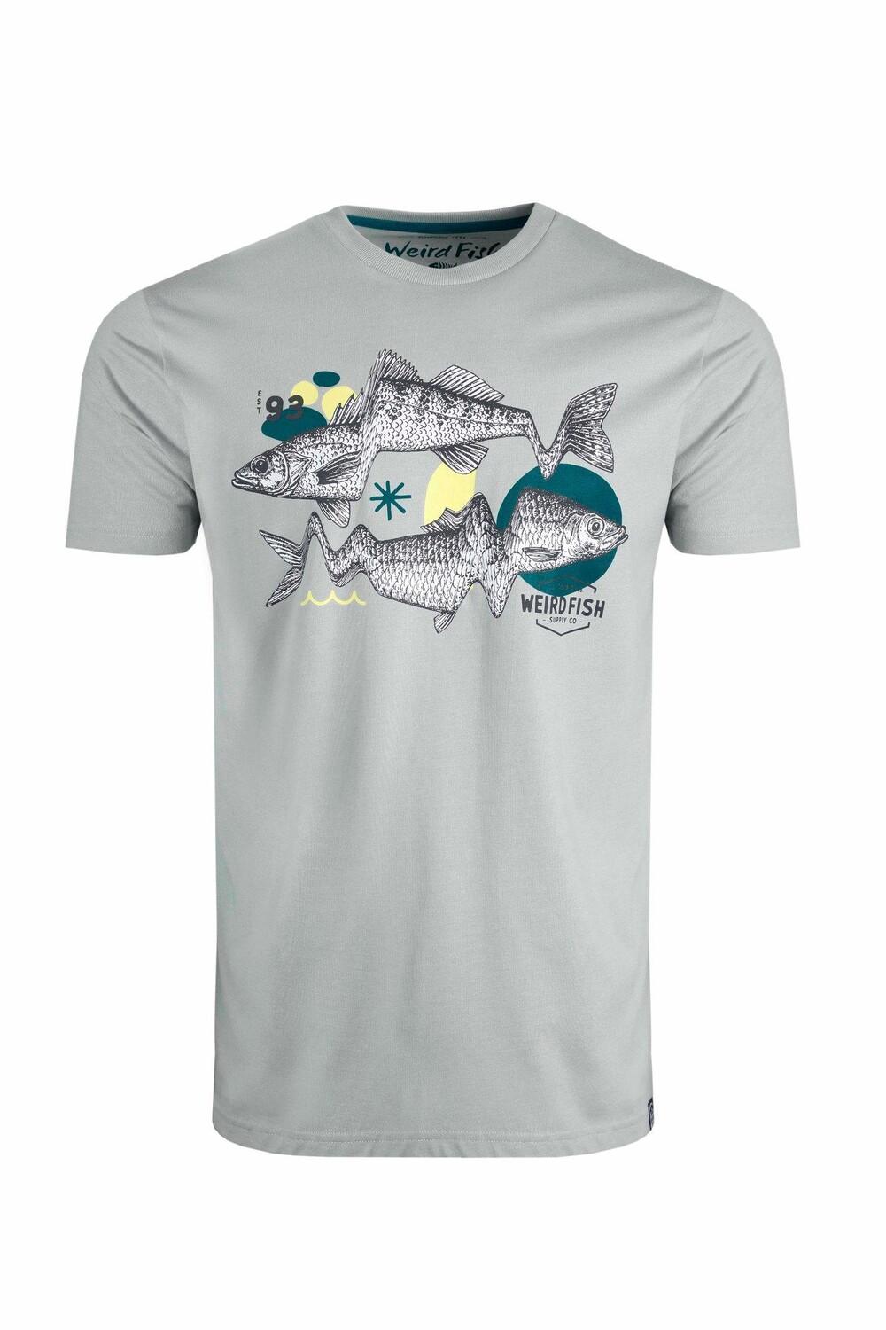 

Футболка Reflection из органического хлопка Weird Fish, бежевый