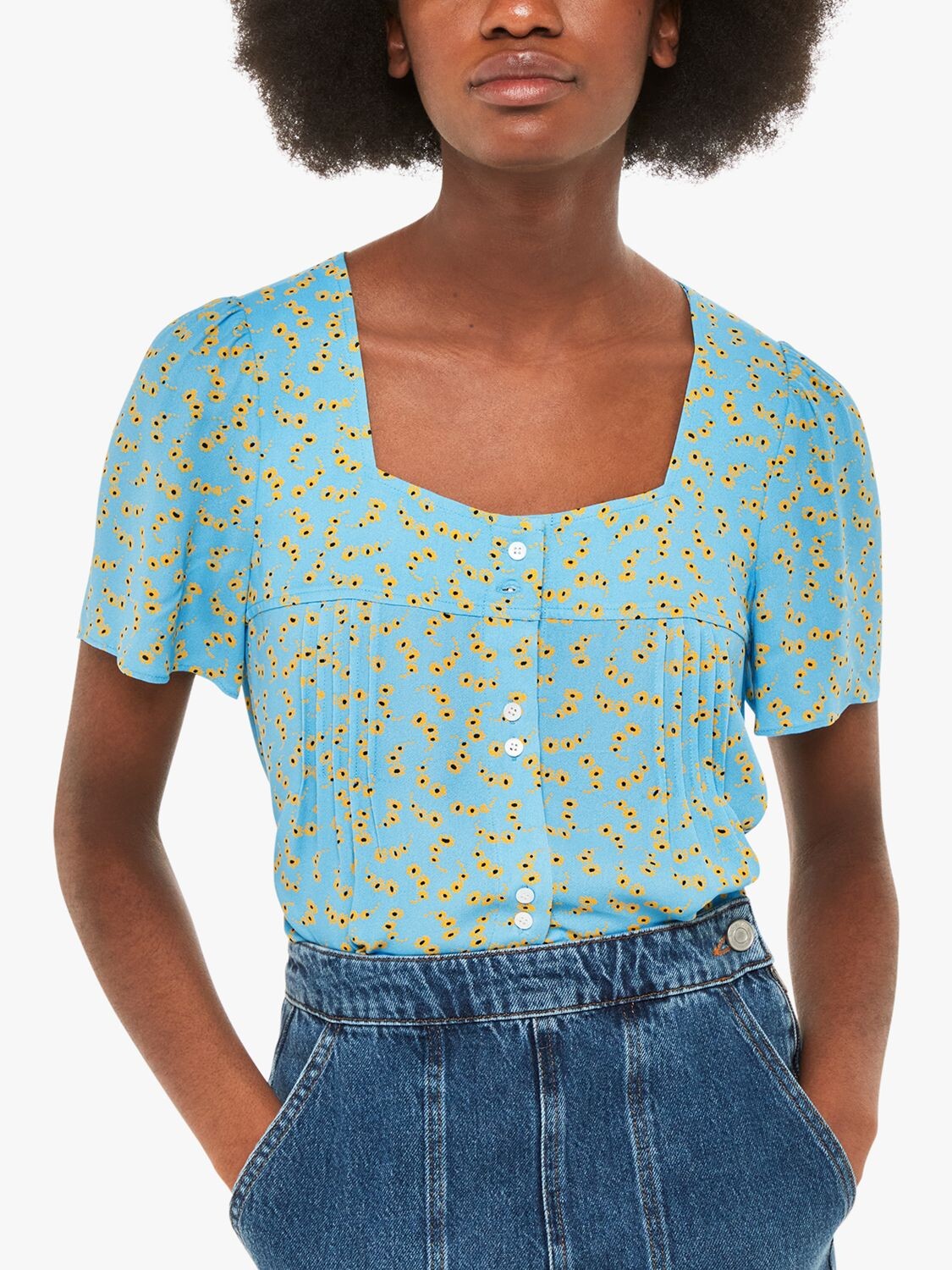 

Топ Whistles Floral Crescent, Синий/Мульти