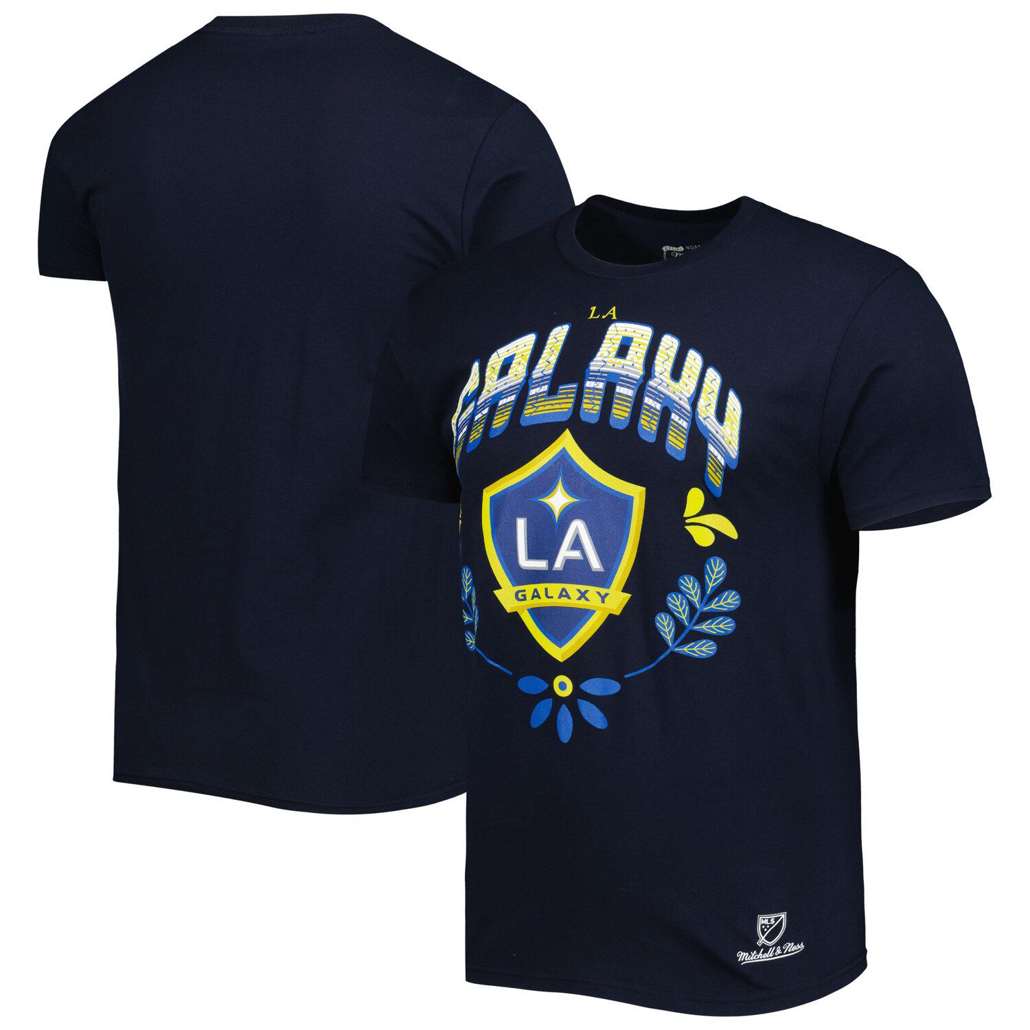 цена Мужская темно-синяя футболка Mitchell & Ness LA Galaxy Serape