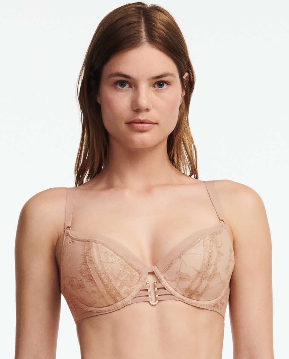 

Бюстгальтер Impulse push up с серебряными деталями CHANTELLE X