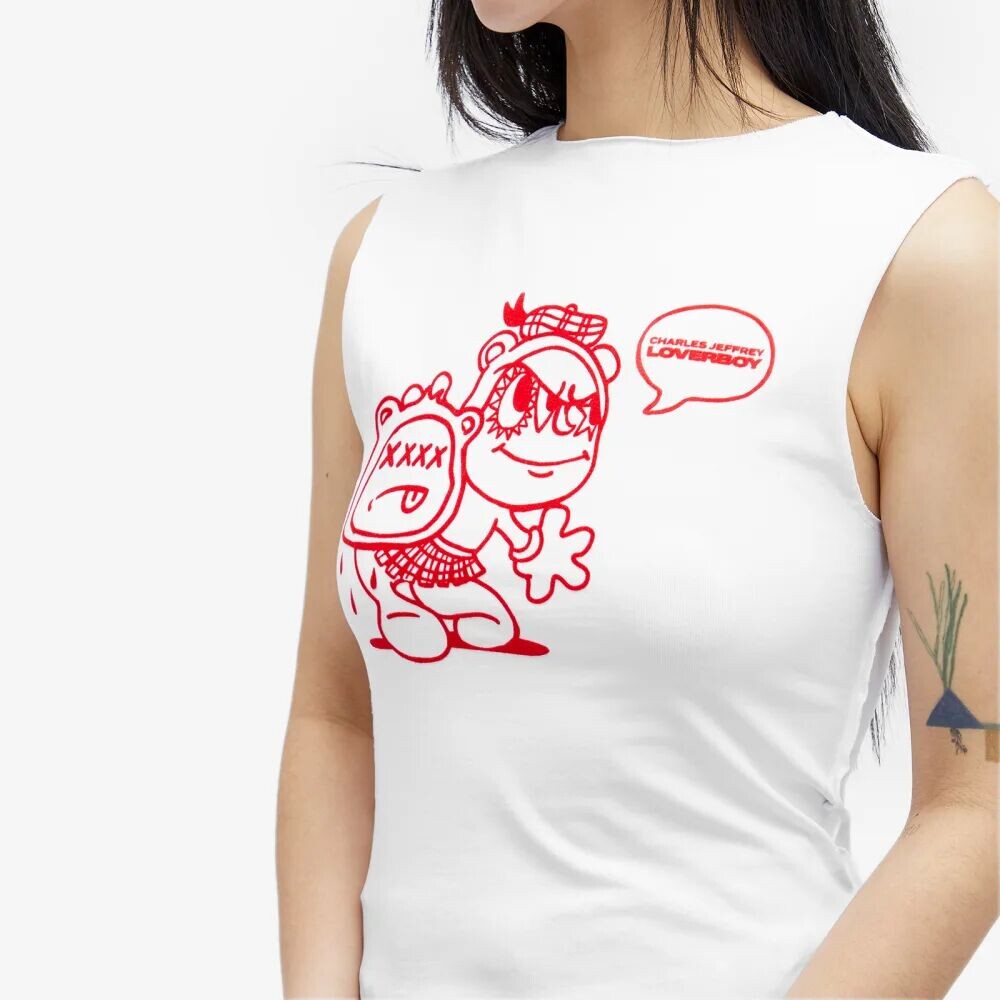 

Майка Charles Jeffrey 90-х годов, белый