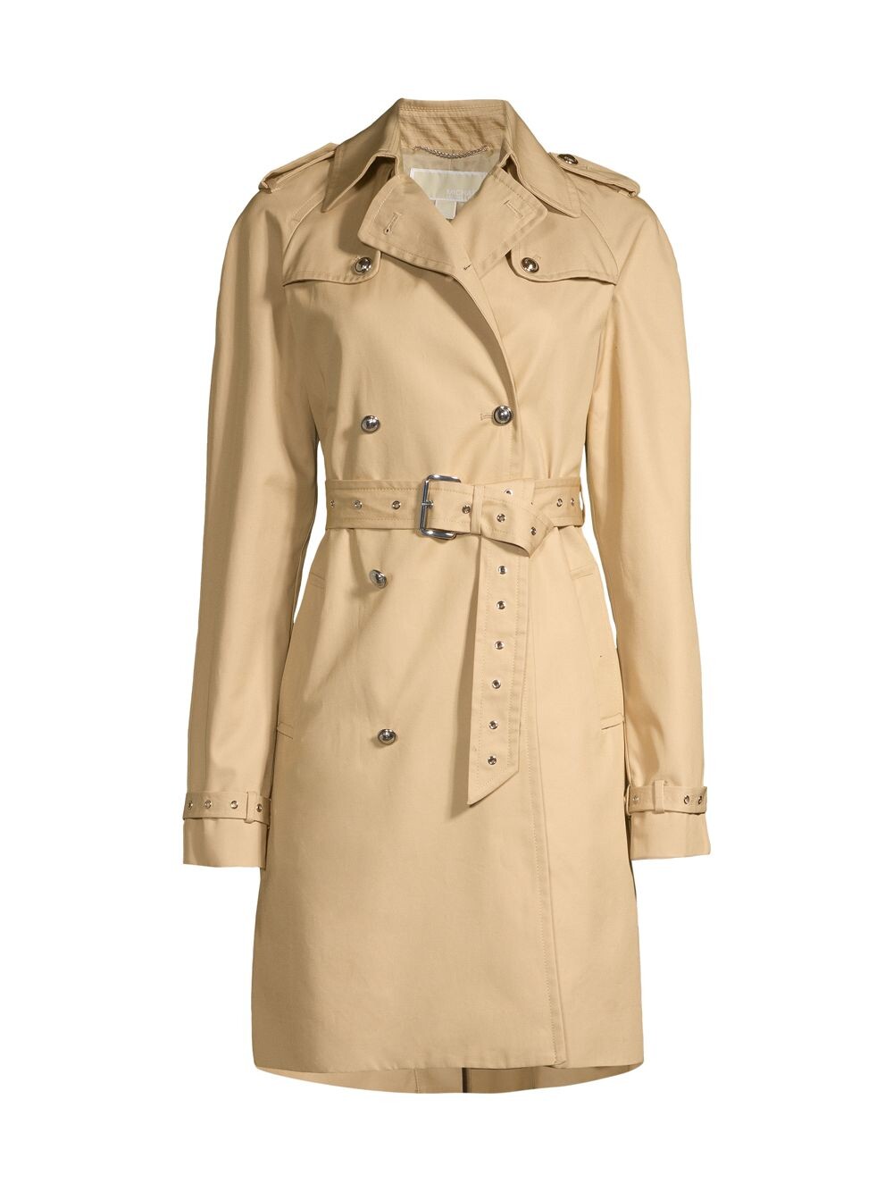 

Хлопковый Тренч MICHAEL Michael Kors, хаки