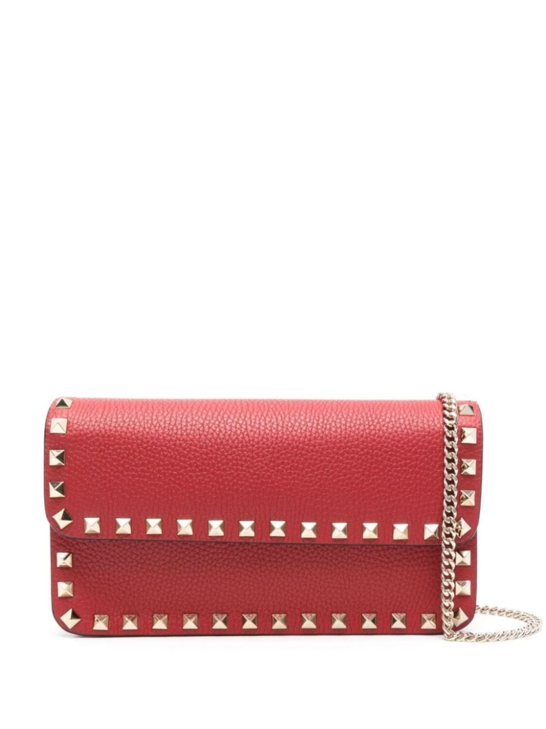 

Valentino Garavani клатч с декором Rockstud, красный