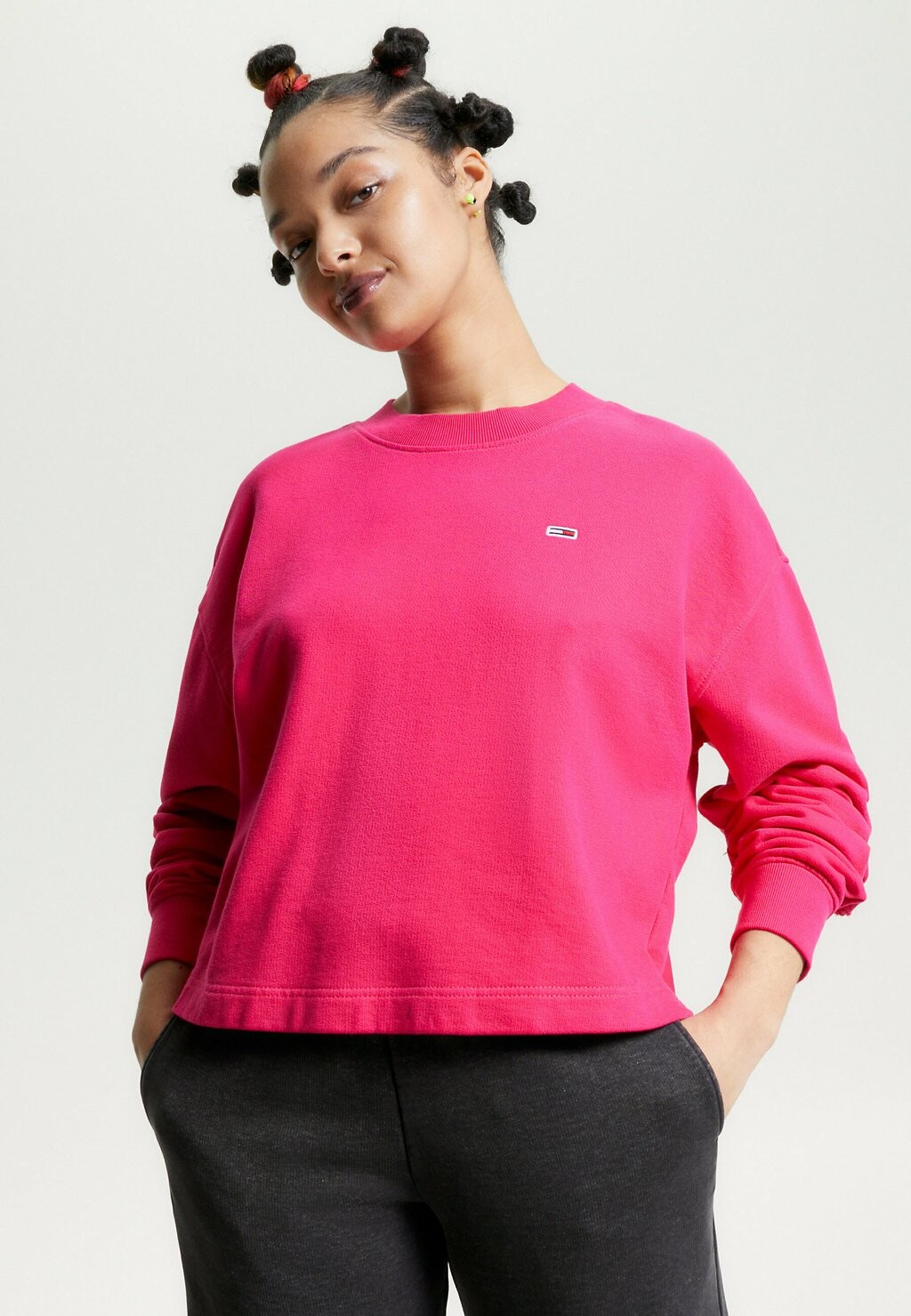 

Свитер Tommy Jeans, розовый