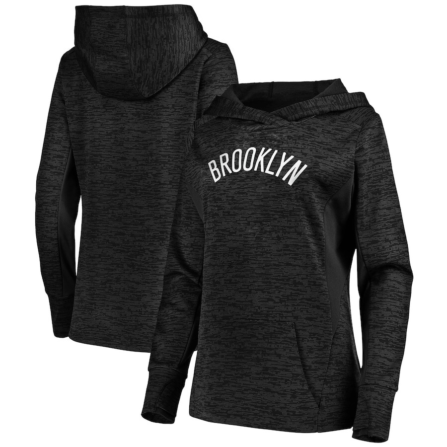 

Пуловер с капюшоном Fanatics Branded Brooklyn Nets, черный