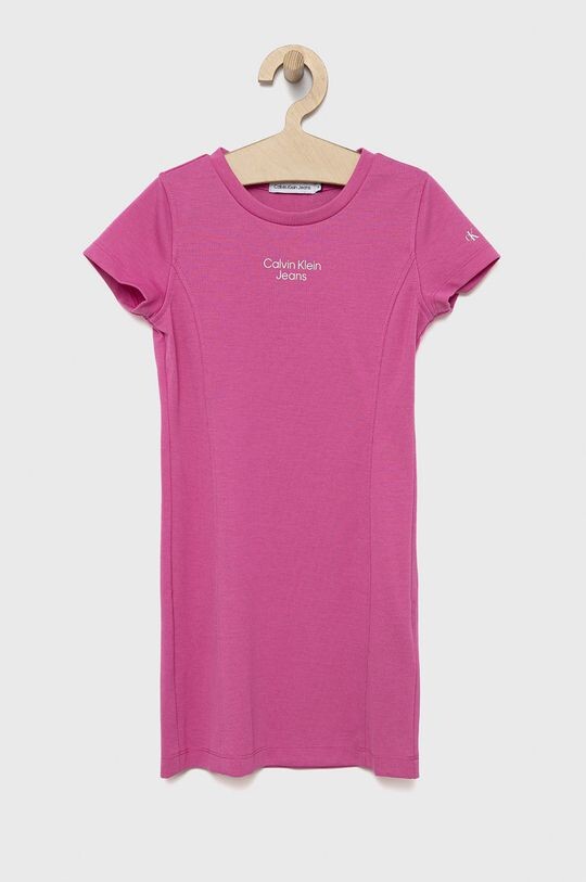 

Платье маленькой девочки Calvin Klein Jeans, розовый
