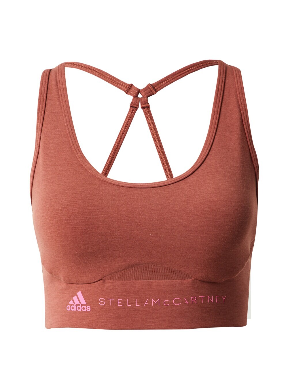

Спортивный бюстгальтер без косточек Adidas Truestrength Medium-Support, ржаво-красный