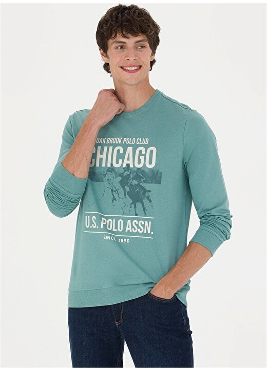 

Мужской свитшот с круглым вырезом U.S. Polo Assn.