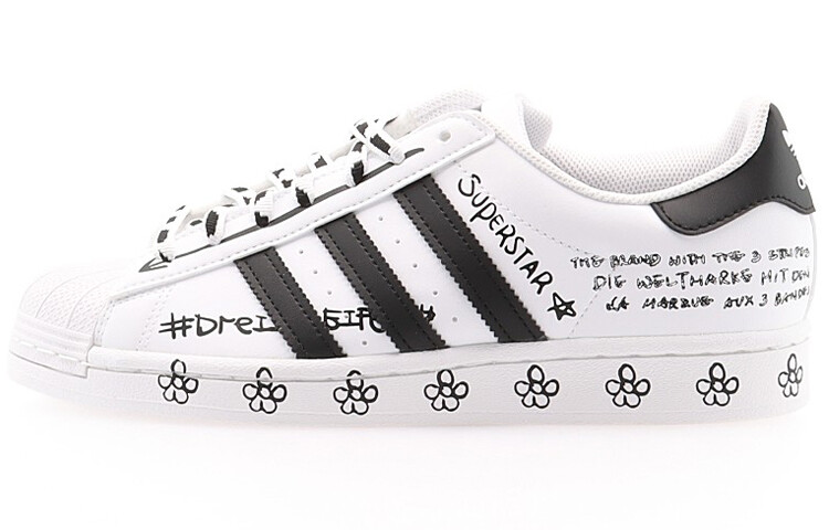 

Кроссовки унисекс для скейтбординга Adidas Originals Superstar Белый
