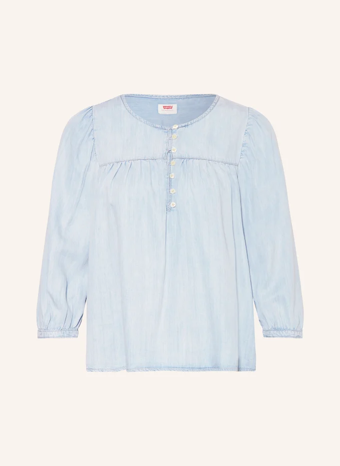 

Блузка-рубашка halsey в джинсовом стиле с рукавами 3/4 Levi's, синий