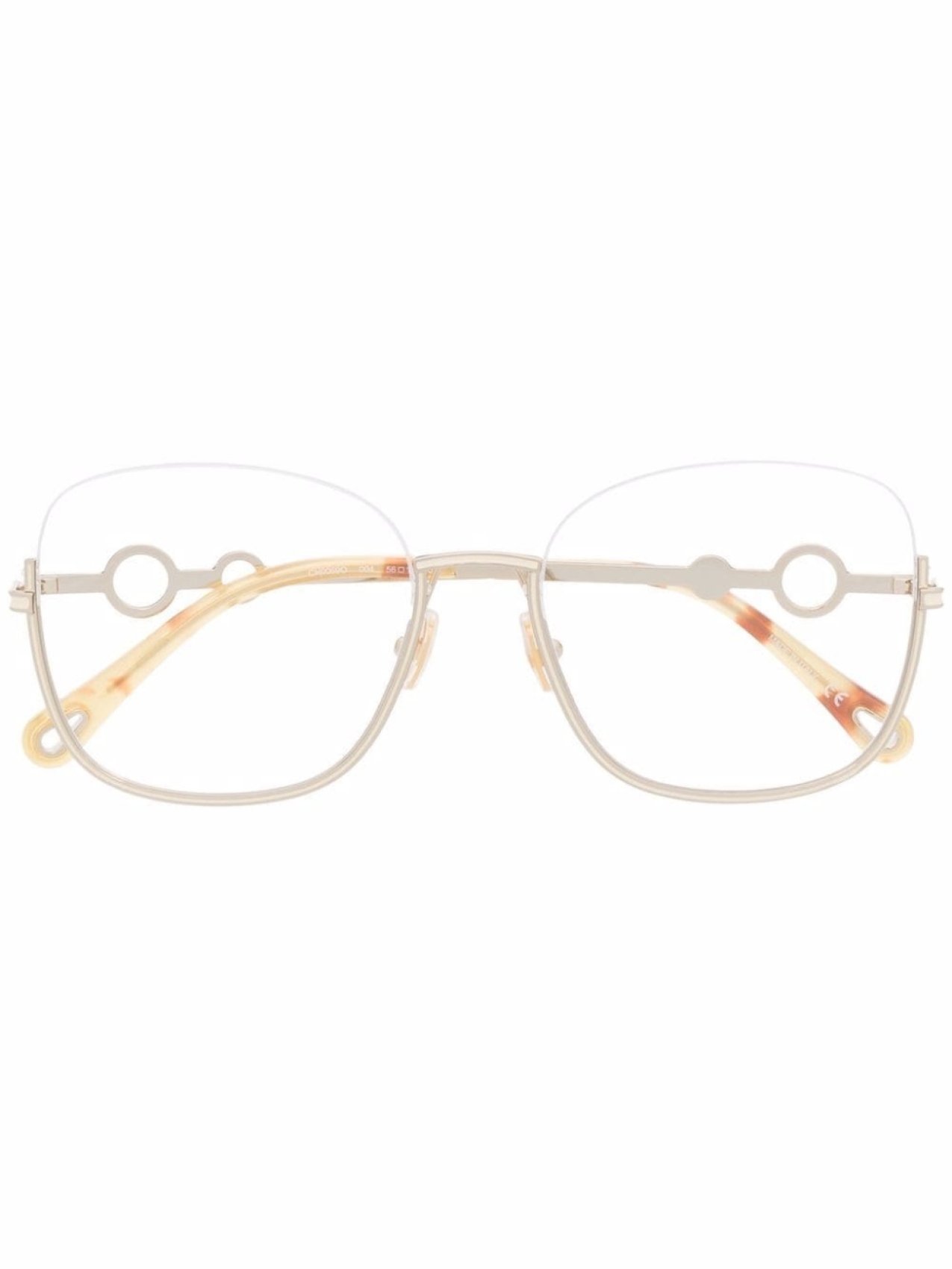 

Chloé Eyewear очки Sofya в массивной оправе, золотистый