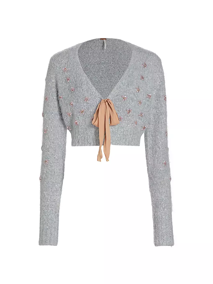

Кардиган Twinkle, украшенный кристаллами Free People, цвет pearl blue combo