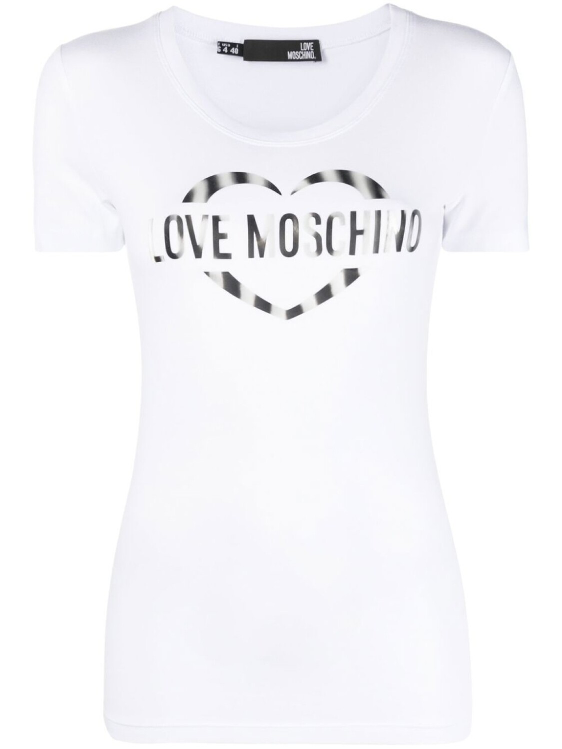 

Love Moschino футболка с логотипом, белый