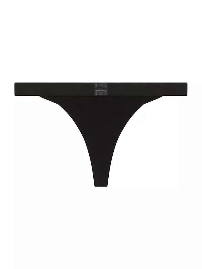 

Трусики из био-джерси с подписью 4G Givenchy, черный