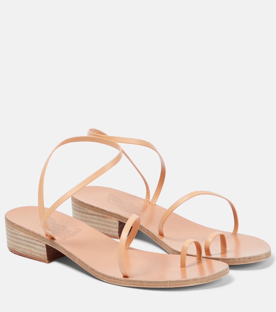 

Кожаные сандалии Apli Eleftheria Ancient Greek Sandals, бежевый