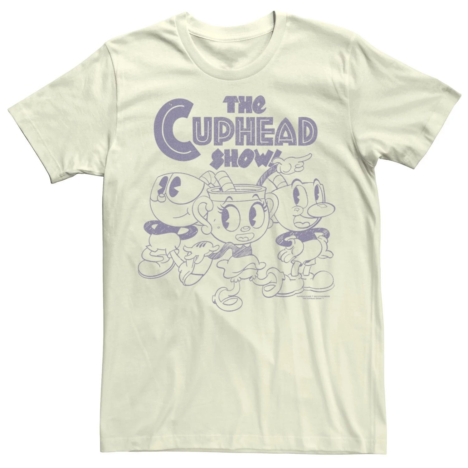 

Мужская футболка The Cuphead Show The Plucky Three Licensed Character