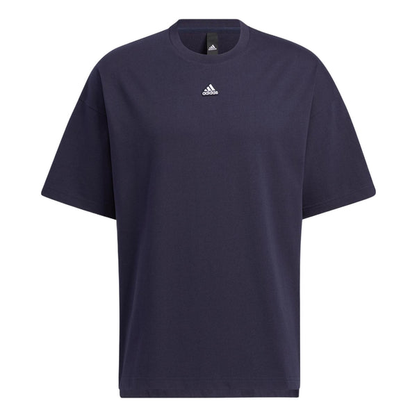 Футболка Adidas Short Sleeve Tee 'Navy', синий футболка adidas originals short sleeve tee almost lime зеленый