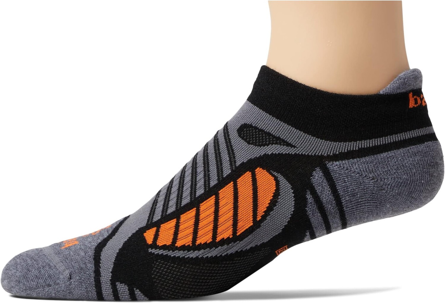 

Сверхлегкие носки-невидимки balega, цвет Black/Grey Heather