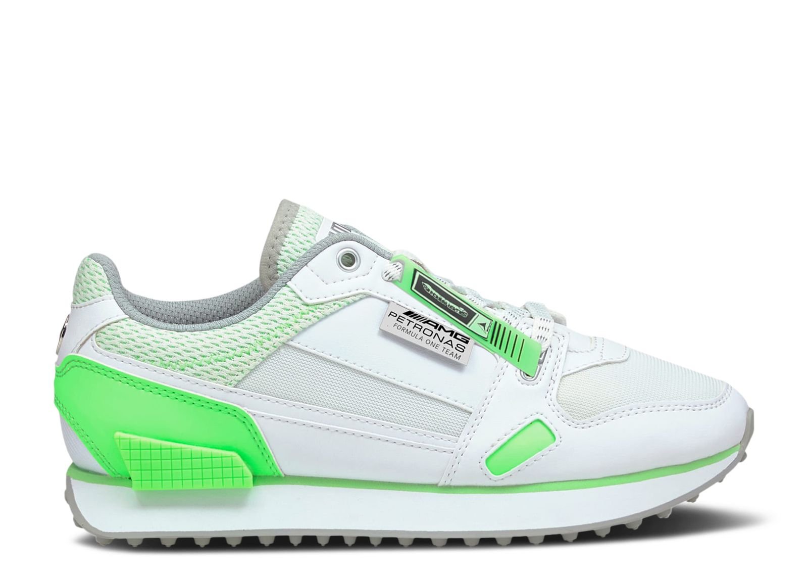 

Кроссовки Puma Mercedes-Amg Petronas F1 X Wmns Mile Rider 'White Elektro Green', белый