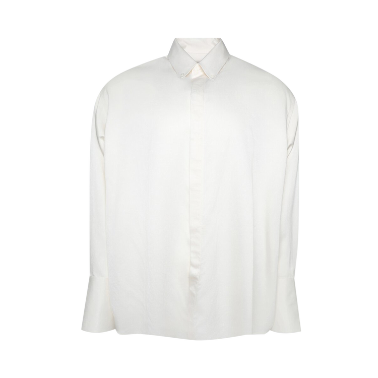 Рубашка Ami Oversize 'Ivory', белый фотографии