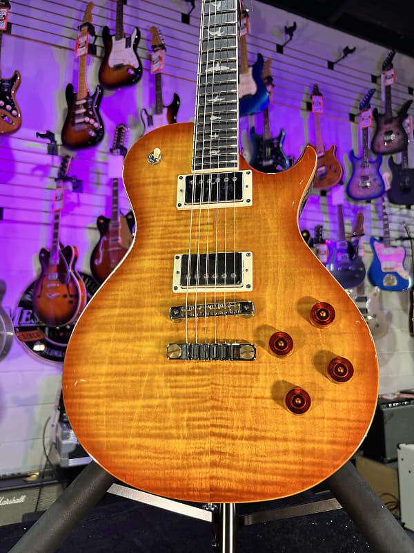 

Электрогитара PRS SE Singlecut McCarty 594 Electric Guitar - Vintage Sunburst Authorized Dealer Free Shipping! 010