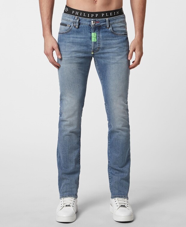 

Прямые джинсы Philipp Plein, синий