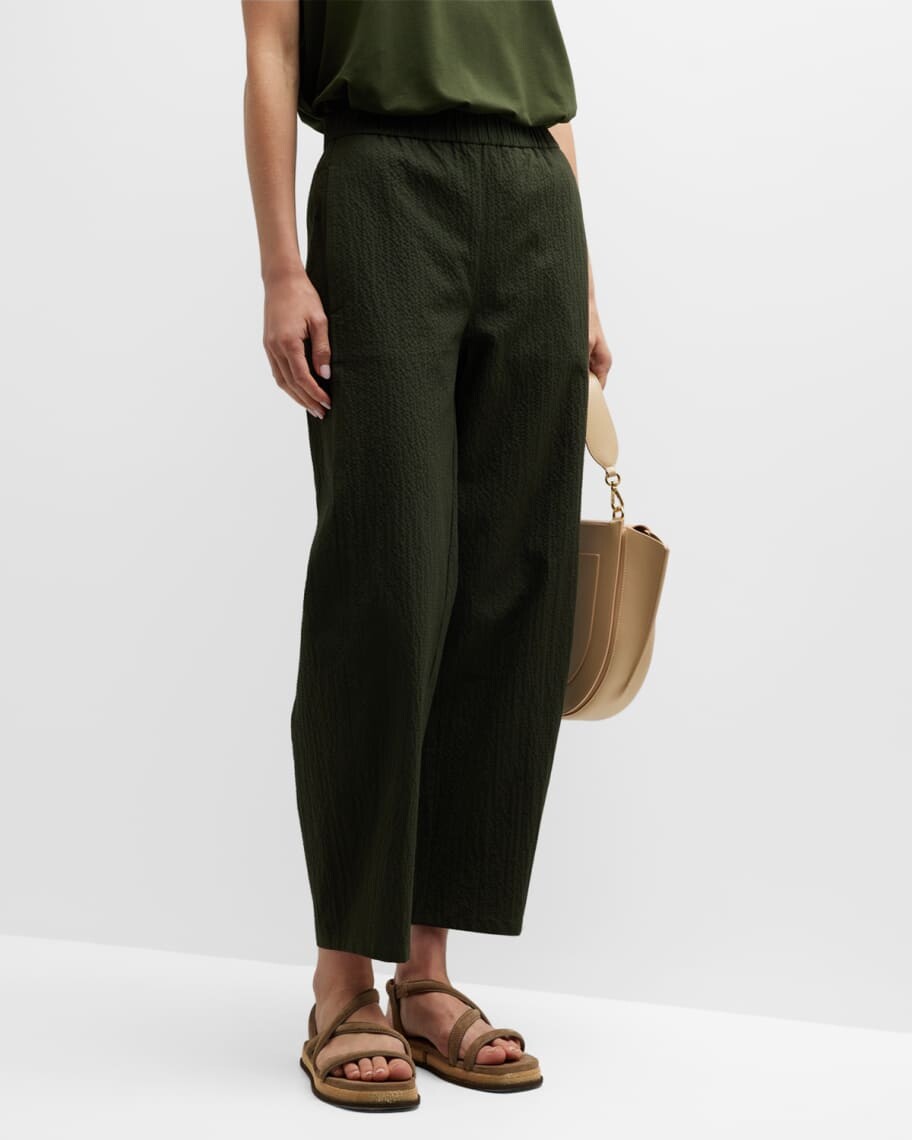 

Укороченные мятые брюки-фонарики Eileen Fisher