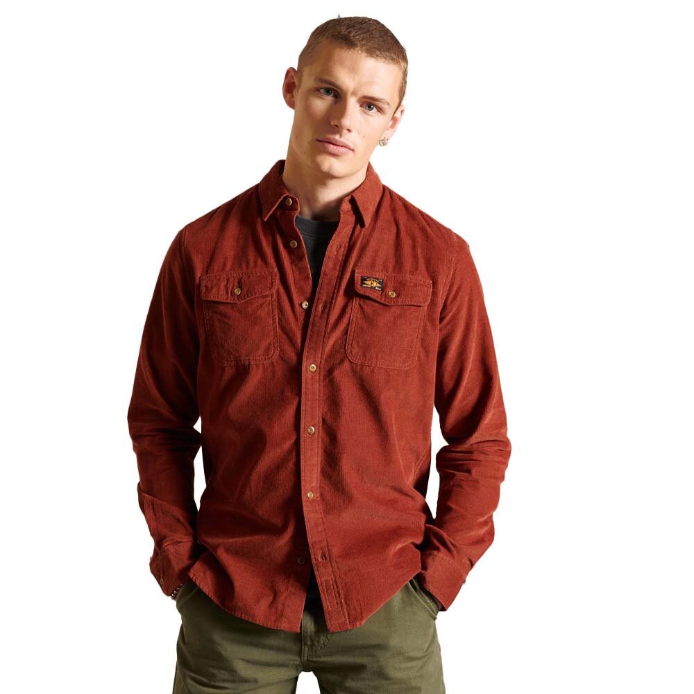 

Рубашка Superdry Trailsman Cord, коричневый