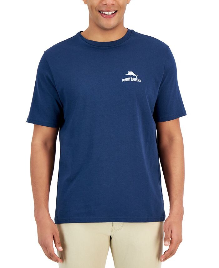 

Мужская футболка с логотипом Sip Ship Hooray Tommy Bahama, синий