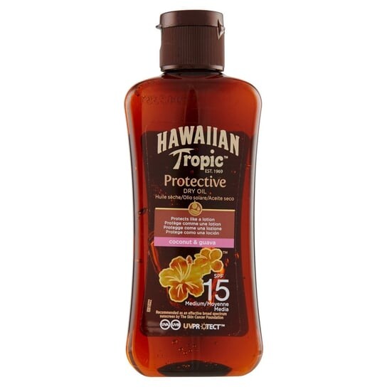 

Защитное сухое масло, SPF15, 100 мл Hawaiian Tropic