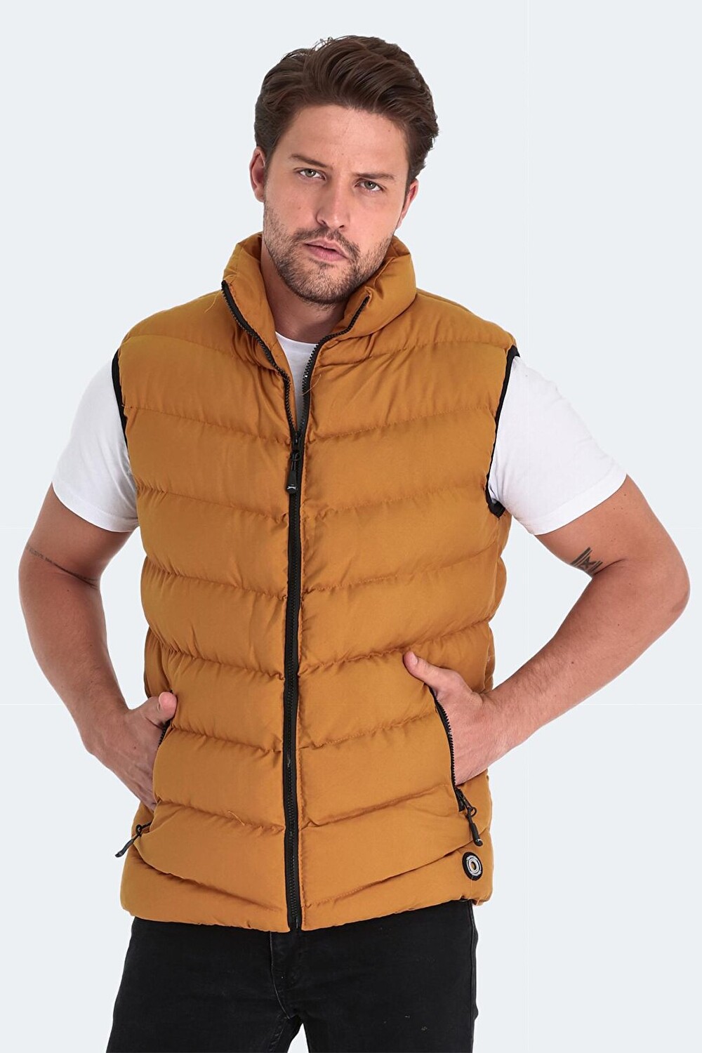 

HIDRO Мужской жилет Горчичный SLAZENGER