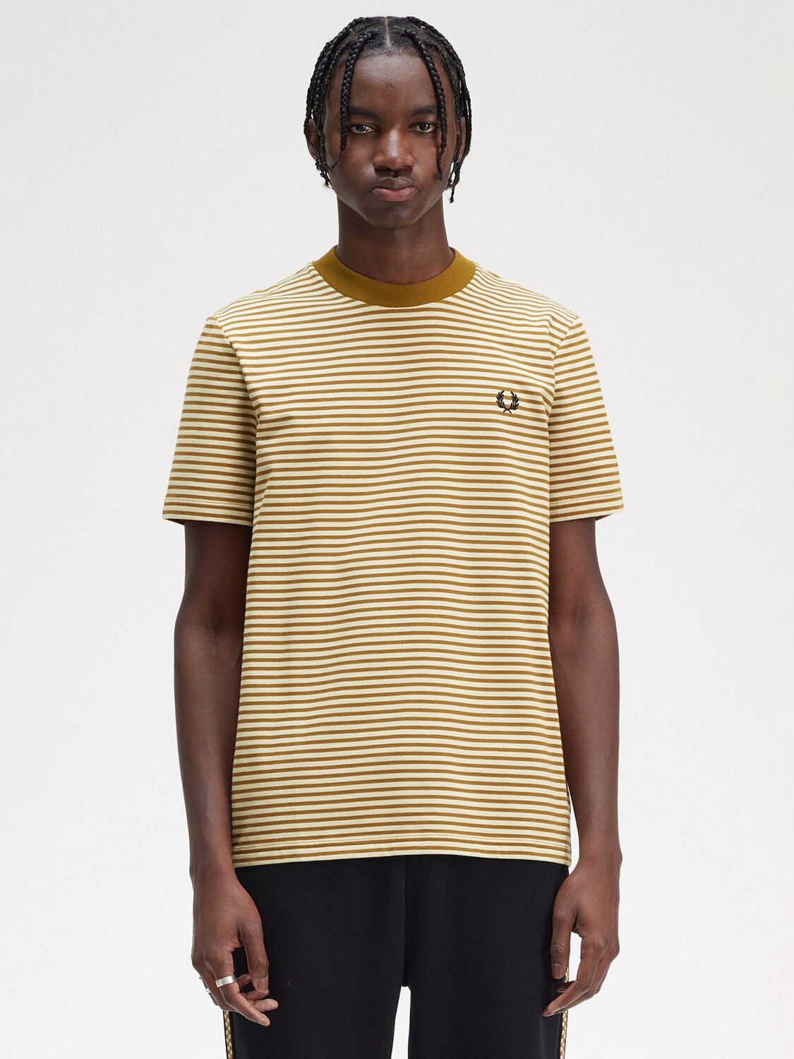 

Футболка с круглым вырезом в полоску Fred Perry