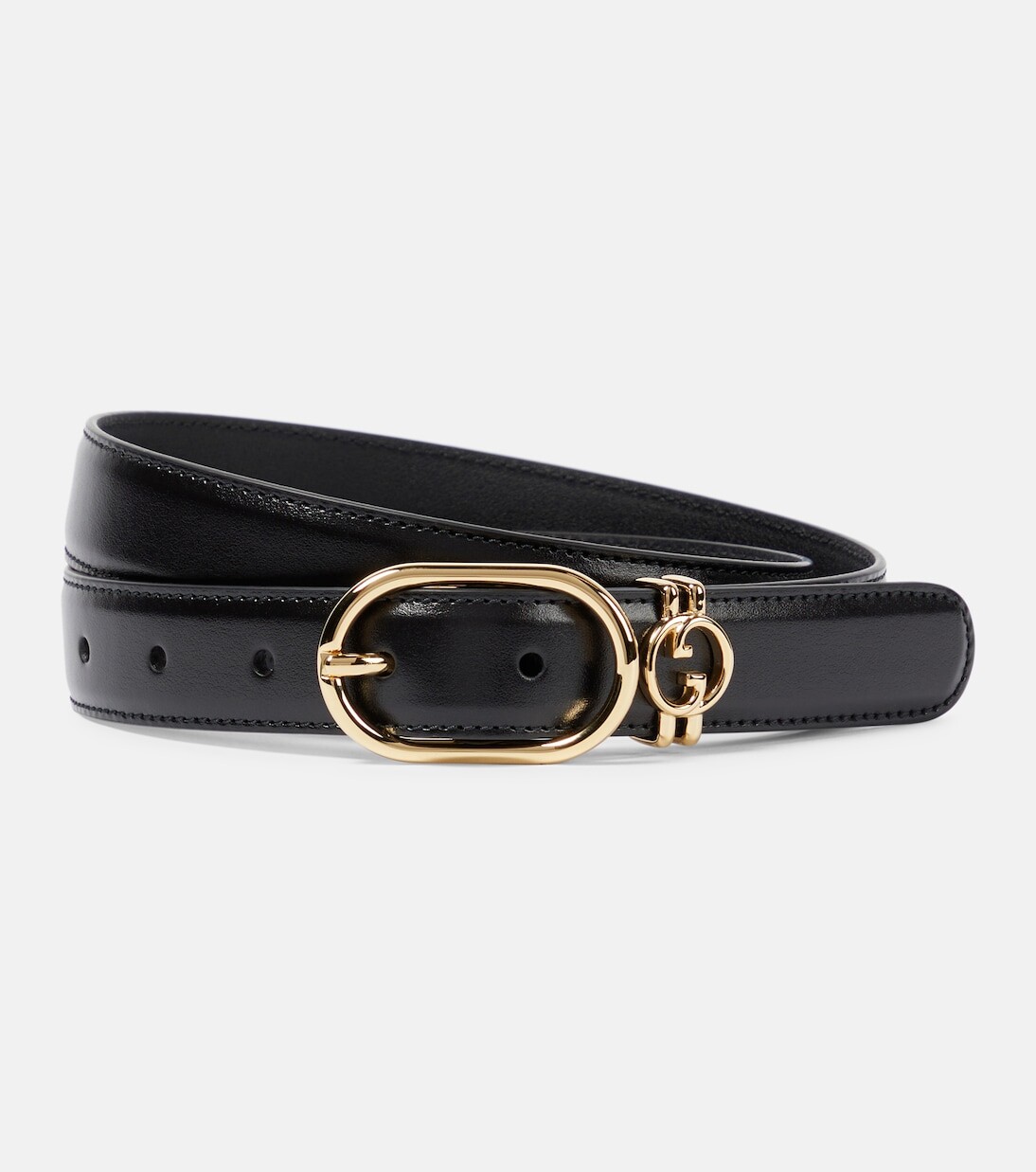 

Кожаный ремень gg Gucci, черный