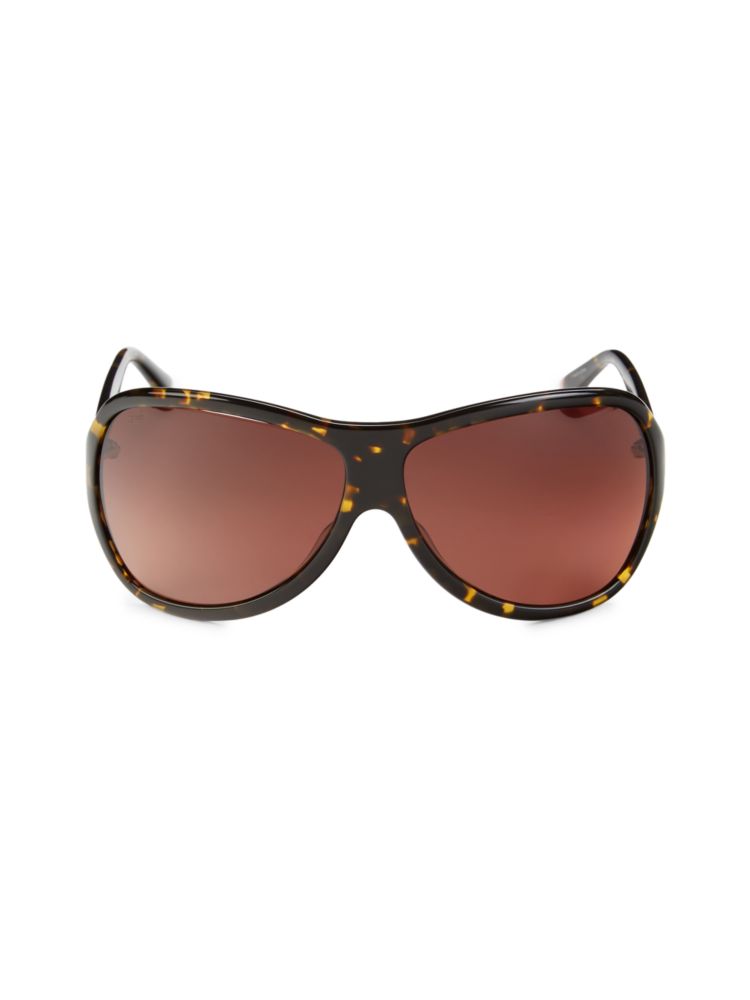 Овальные солнцезащитные очки 65MM Web, цвет Havana