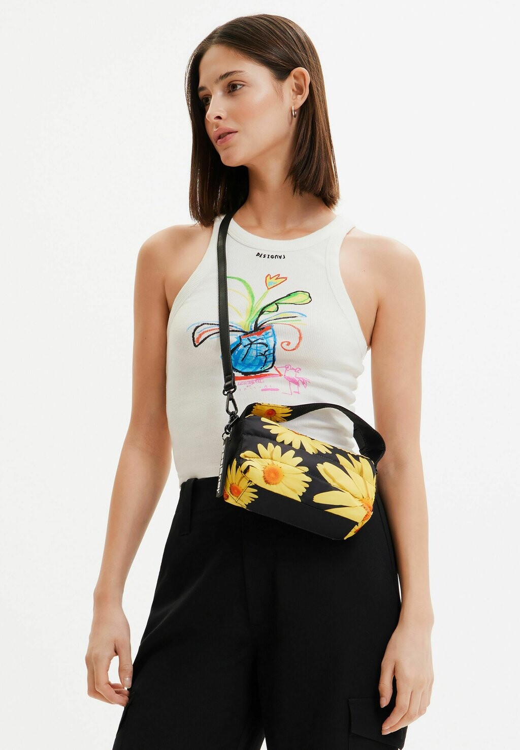 

Сумка через плечо Desigual, черный