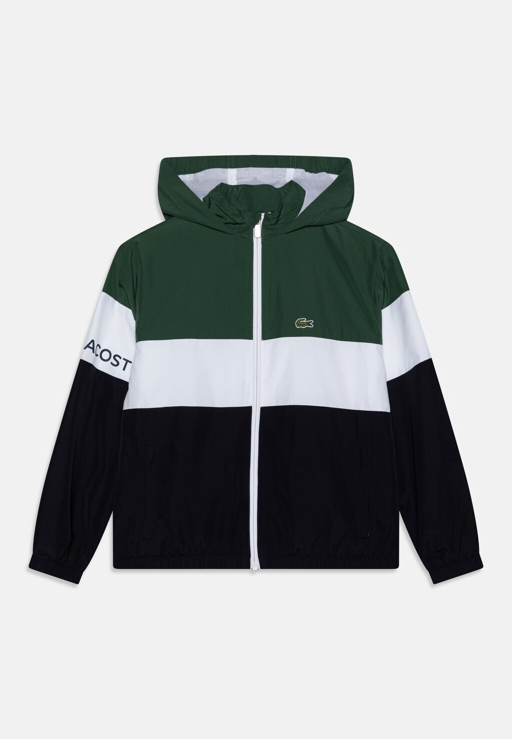 

Куртка межсезонная Color Block Unisex Lacoste, цвет sequoia/white abysm