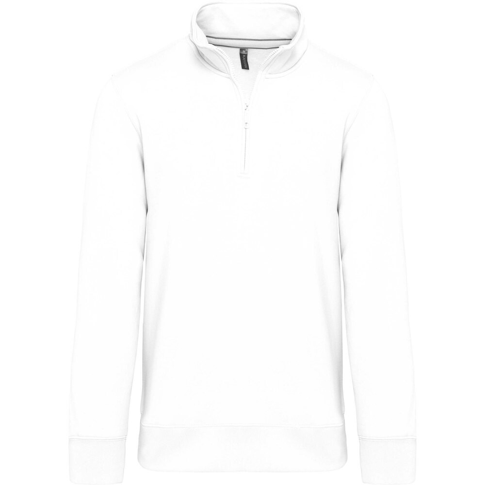 

Толстовка Kariban Cotton Col Zippé, белый