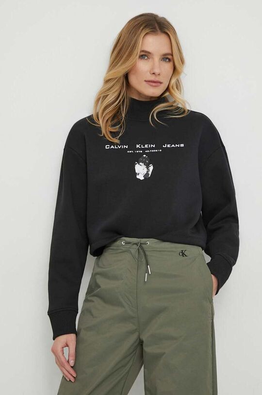 

Толстовка Calvin Klein Jeans, черный