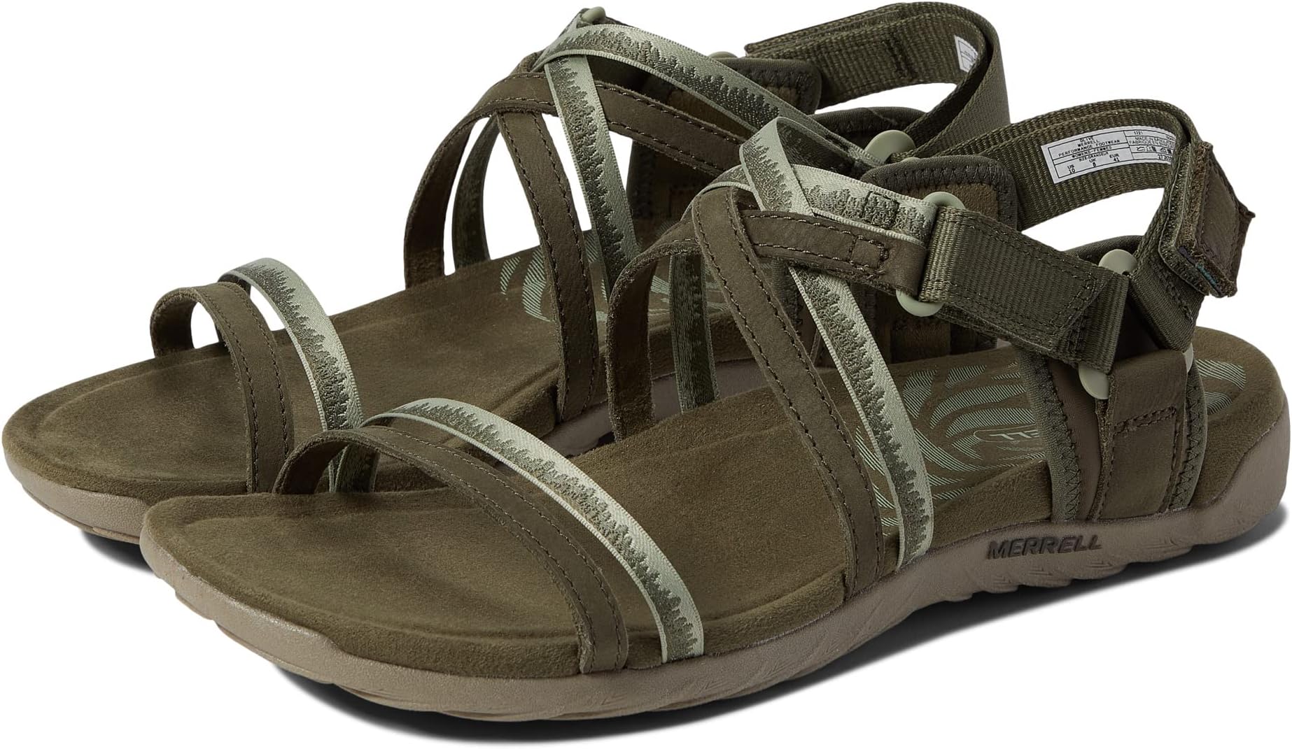 

Сандалии Terran 3 Cush Lattice Merrell, цвет Olive